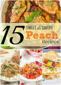 15 Delicious Peach Recipes // Life Anchored