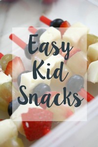 Easy Kid Snacks // Life Anchored #sp